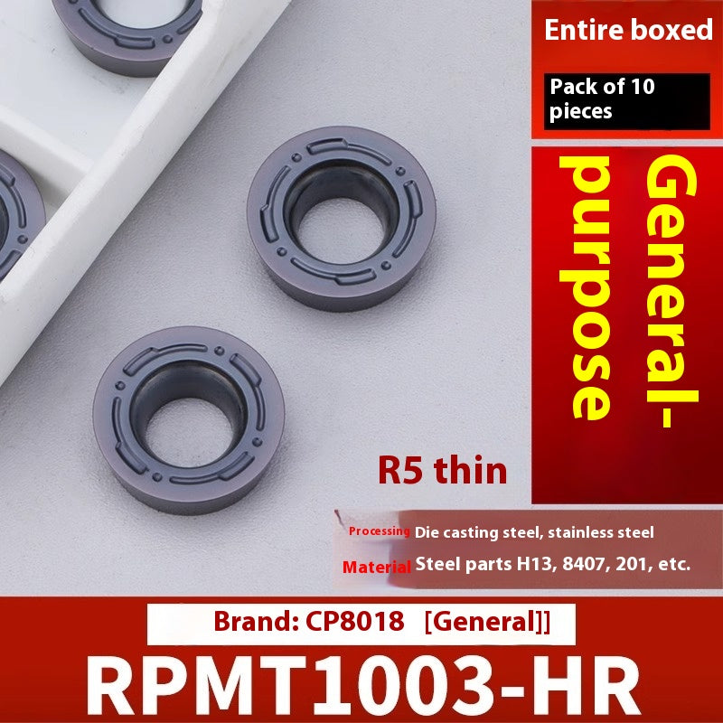 2042-CNC milling inserts, RPMW carbide R5 machining center, R4 milling machine, R6 milling inserts, RPMT round cutter cutters Shandong Denso Pricision Tools Co.,Ltd.